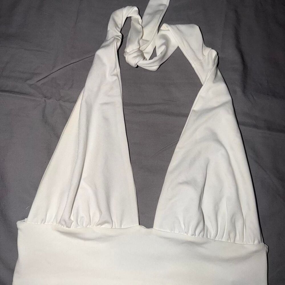 Shein Women's White Crop-top